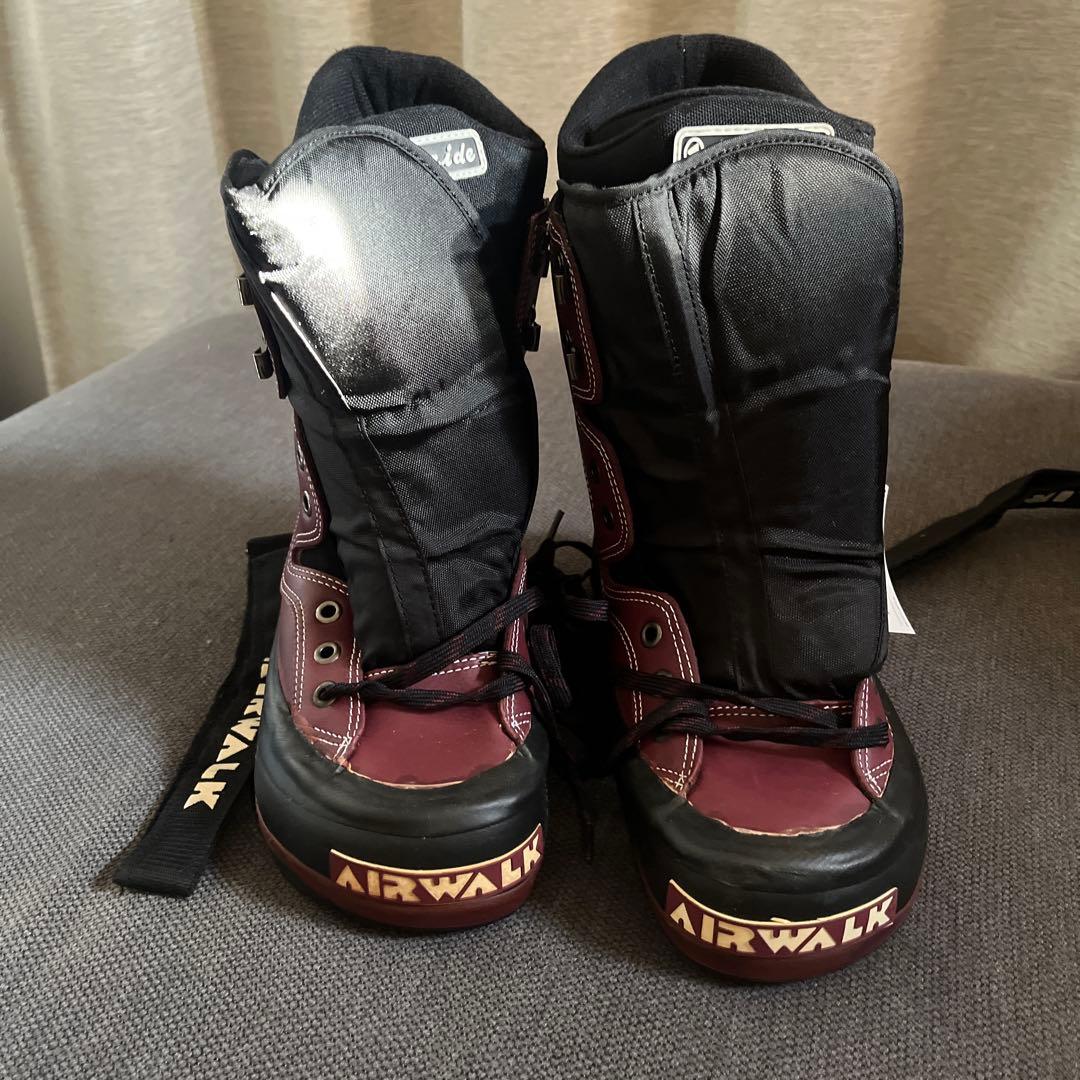AIRWALK freeride スノーボードブーツ 黒/ワインレッド