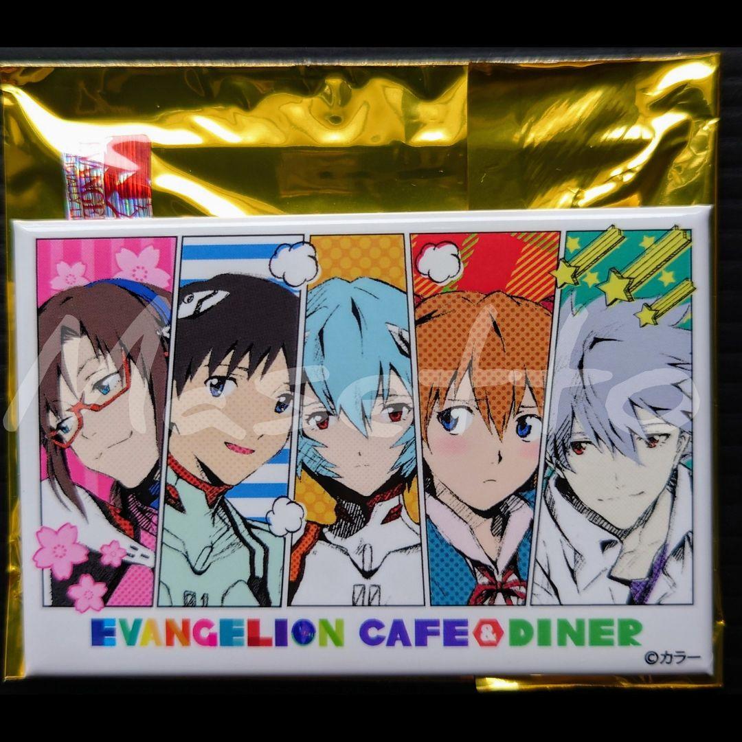 【稀少品！】エヴァンゲリオン アスカ、綾波、カヲル、シンジ、マリ 缶バッジ