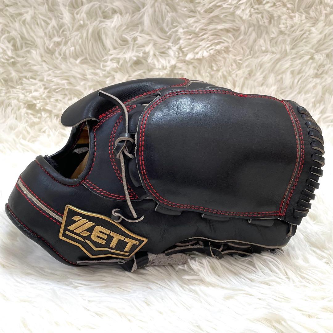 美品 軟式 グラブ ネオステイタス 投手用 ブラックBRGB31811-右投用