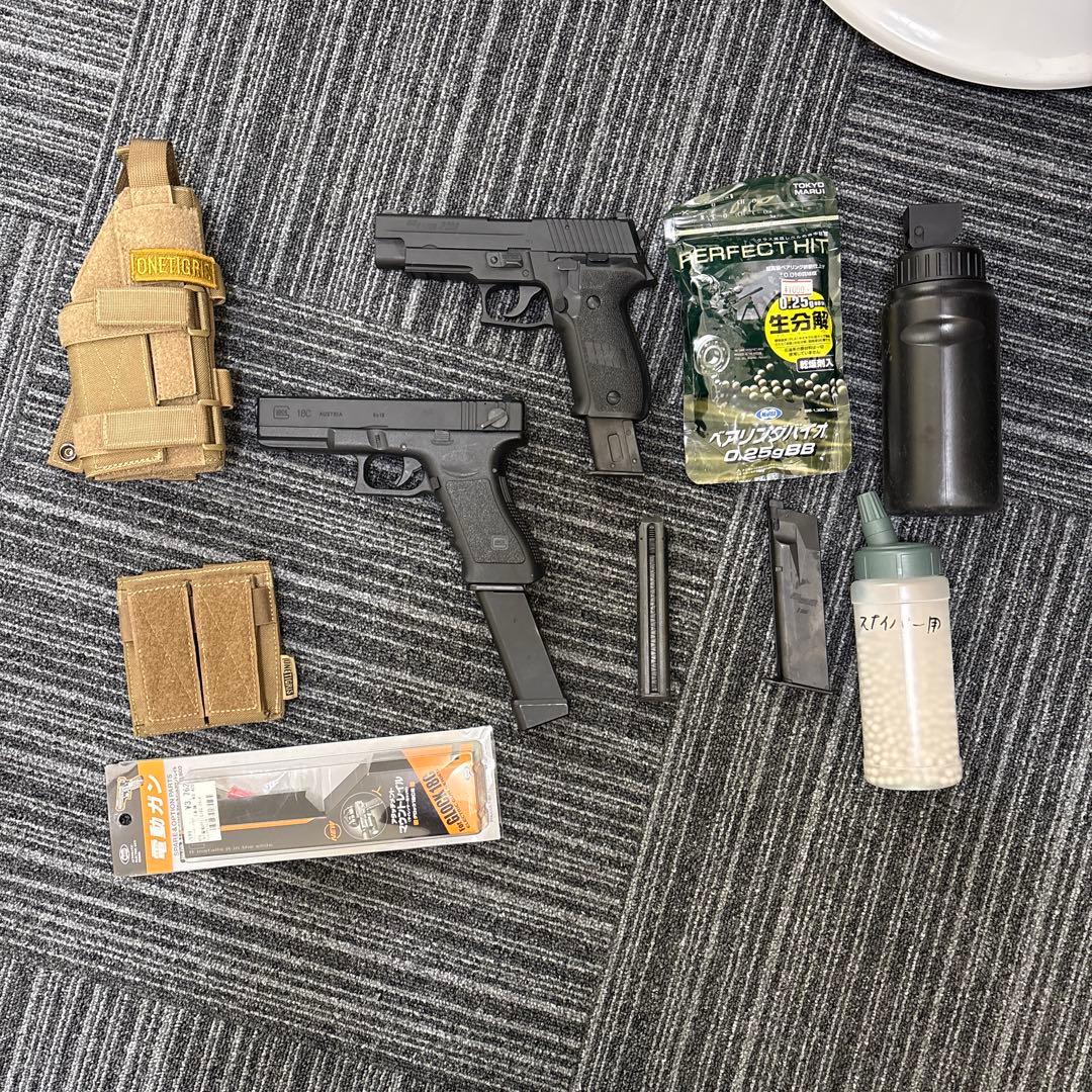 東京マルイシグp226 東京マルイGlock 18c ホルスター等付き