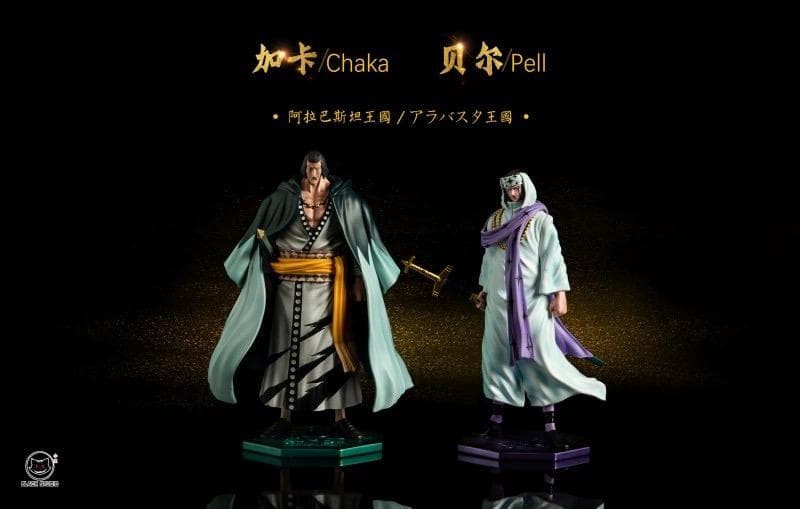 ワンピース Black チャカ ペル 2点 ガレージキット スタチューフィギュア