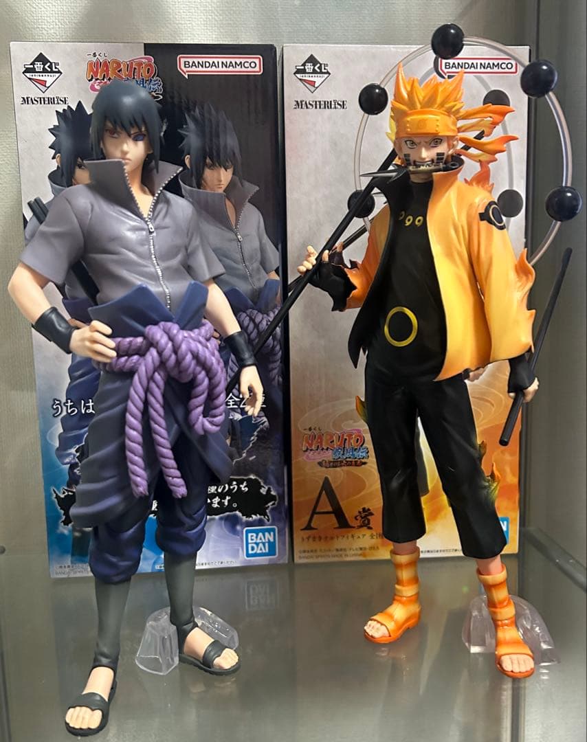 一番くじ NARUTO-ナルト- 火の意志 A賞 B賞 ナルト　サスケ
