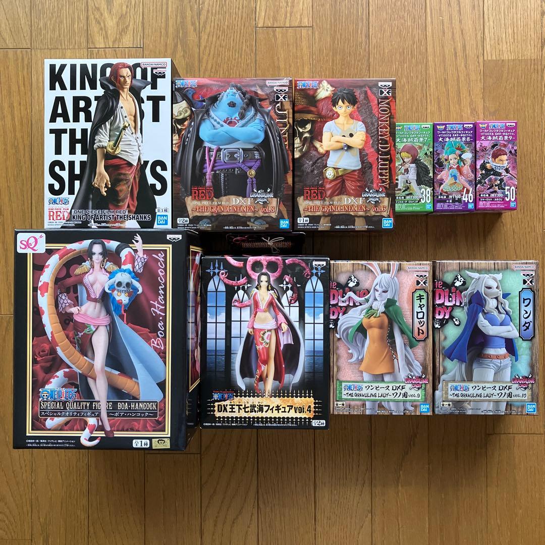 ワンピース　フィギュア　まとめ売り　SQフィギュア　ボアハンコック　シャンクス