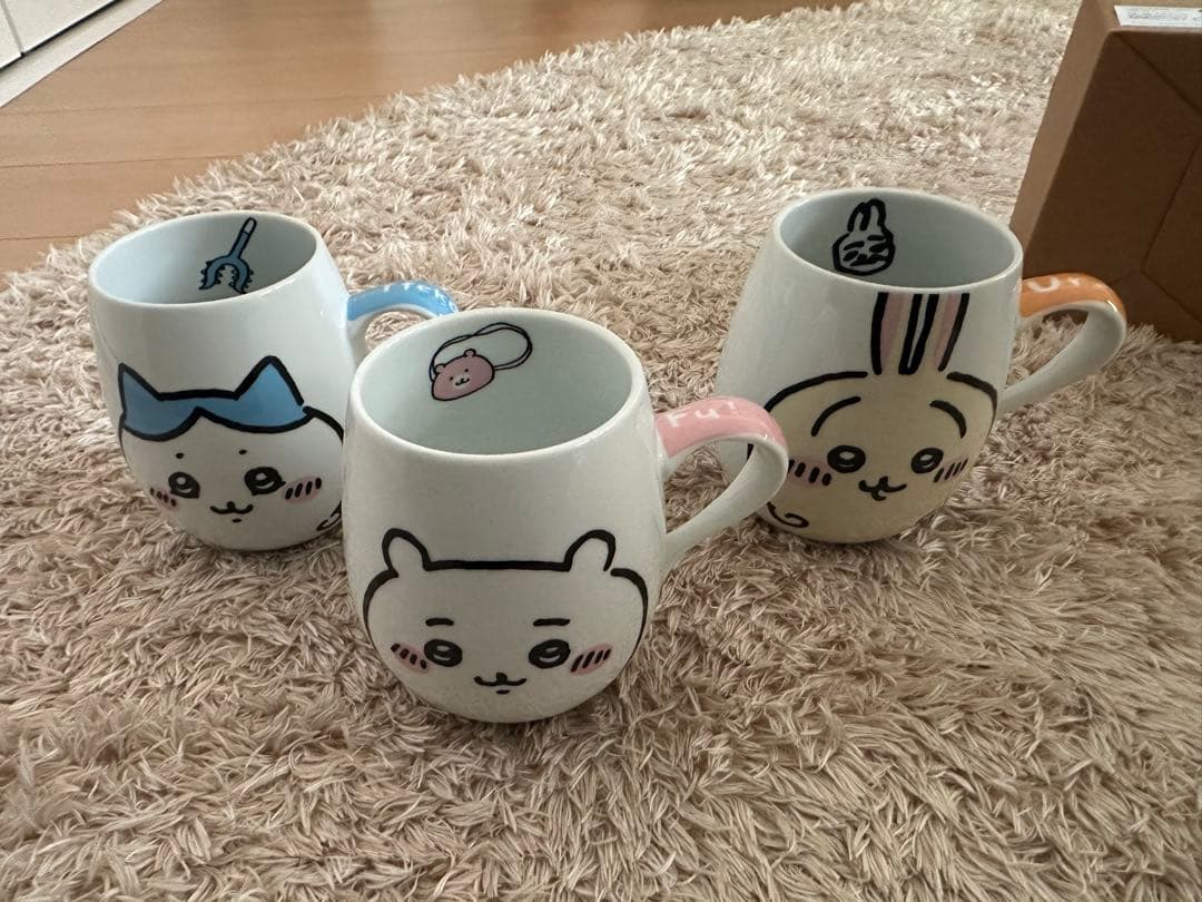 ちいかわ フェイスマグ 3個セット ちいかわ ハチワレ うさぎ