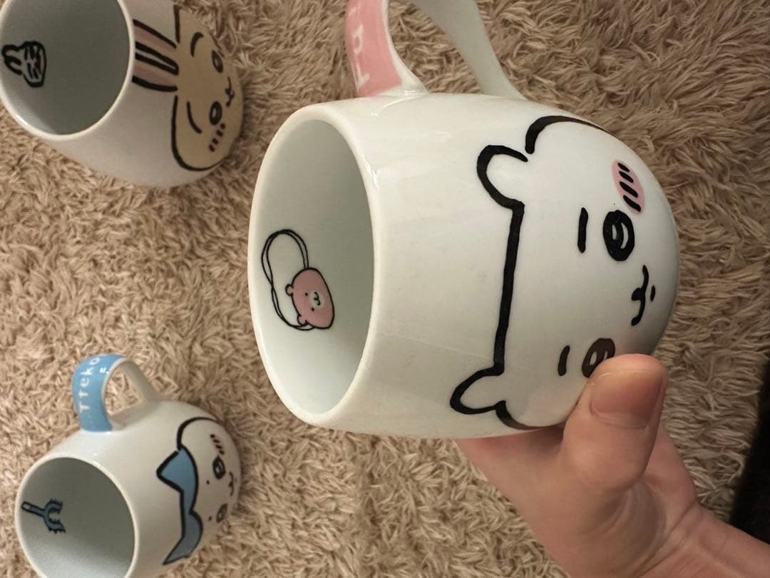 ちいかわ フェイスマグ 3個セット ちいかわ ハチワレ うさぎ
