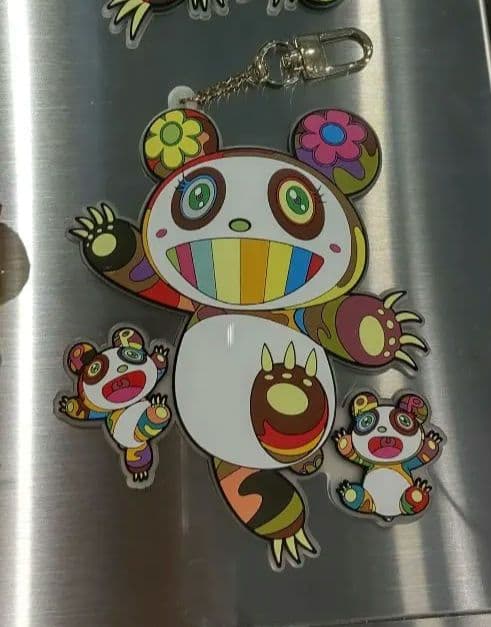 ★２種セット★　村上隆　パンダ　ラバーキーリング　カイカイキキ