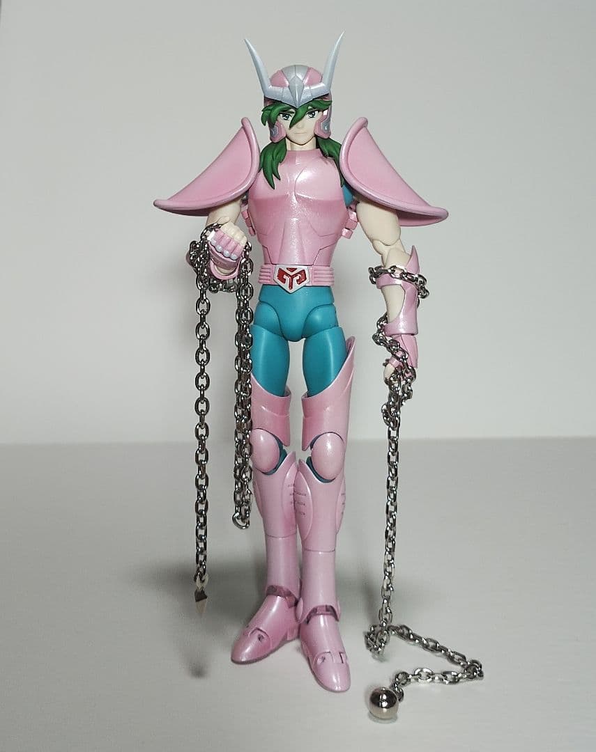 聖闘士聖衣神話　アンドロメダ瞬　初期青銅聖衣　リバイバル版　アニメカラー　塗装品