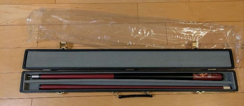 新品　pottak ビリヤード　キュー　148cm　ハードケース付き