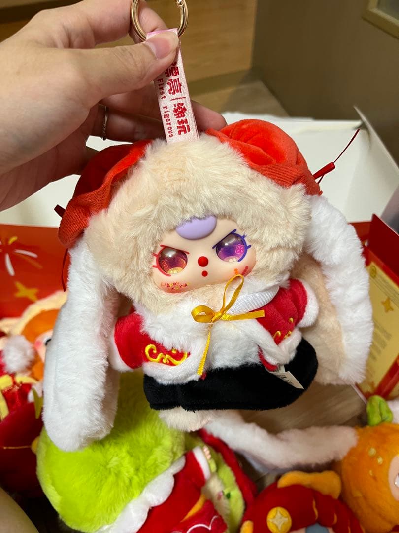 Baby there カラフルなウサギのぬいぐるみセット8点