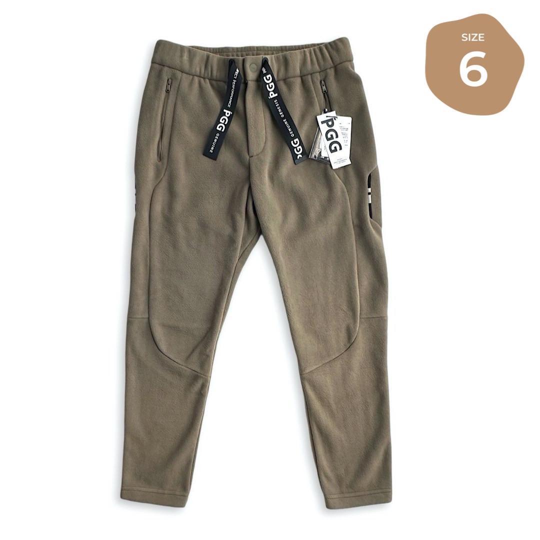 177 新品タグ付 PGG 定価35,200円 フリースロングパンツ 6 LL