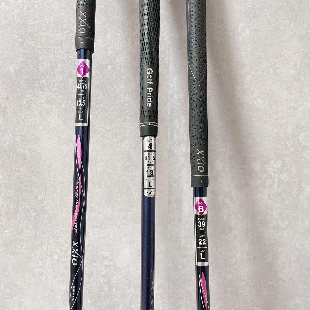 XXIO ゼクシオ レディース ウッド 3本セット FLEX L MP600