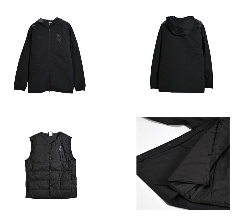 特価　京都サンガ　 PUMA チームトラベル 3IN1 ジャケット　L