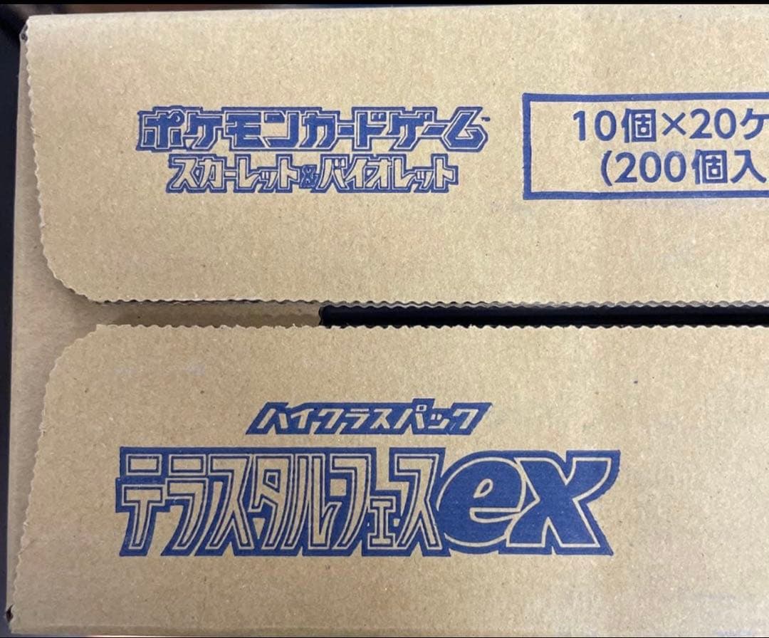 テラスタルフェスex 未開封カートン