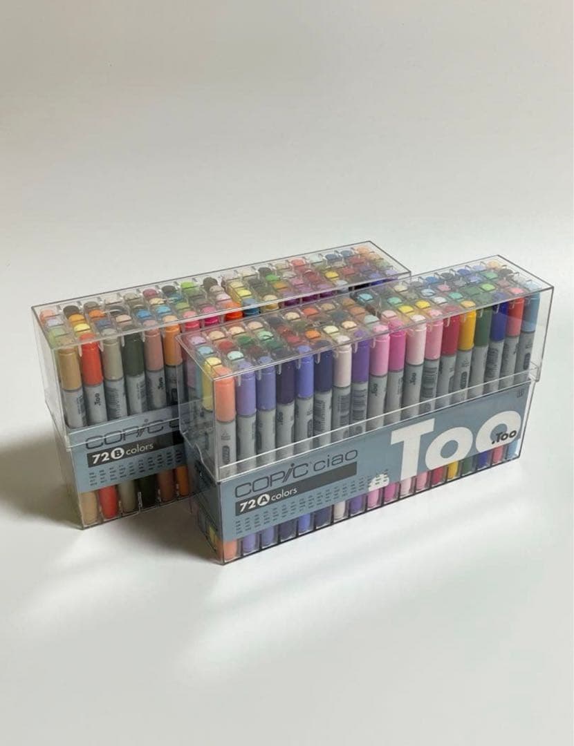 コピックチャオ 72色セットA•B (計144色)ほぼ未使用