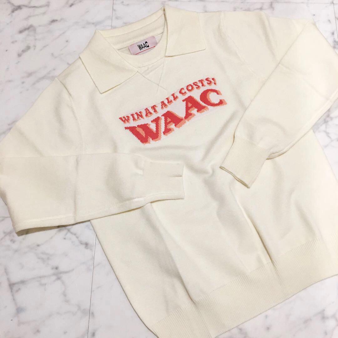 新品未使用 ゴルフ WAAC ワック レディース セーター 長袖 Sサイズ