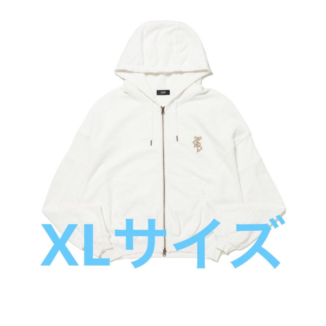 J.S.B. 3D EMB Logo Hoodie 白