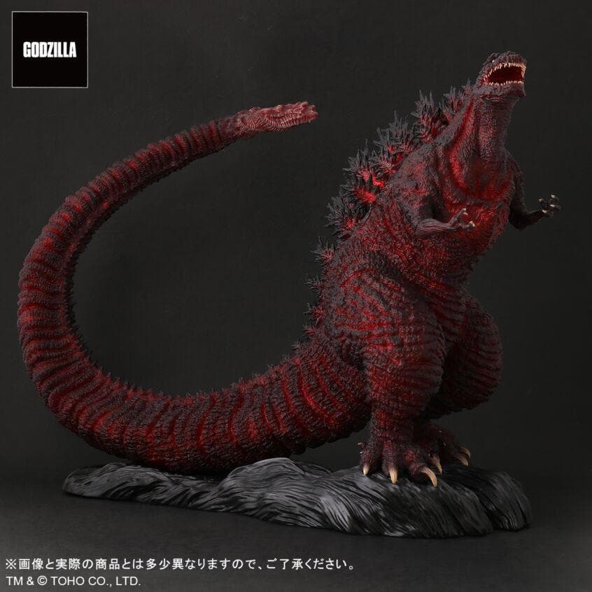 日比谷ゴジラスクエア　ゴジラ像　5th anniversary　レッドクリア