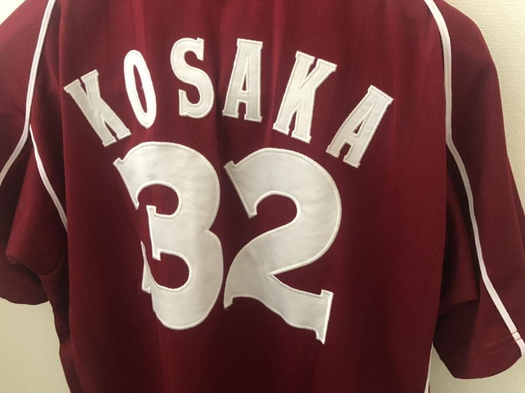 東北楽天ゴールデンイーグルス #32 小坂誠 レプリカユニフォーム ビジター L