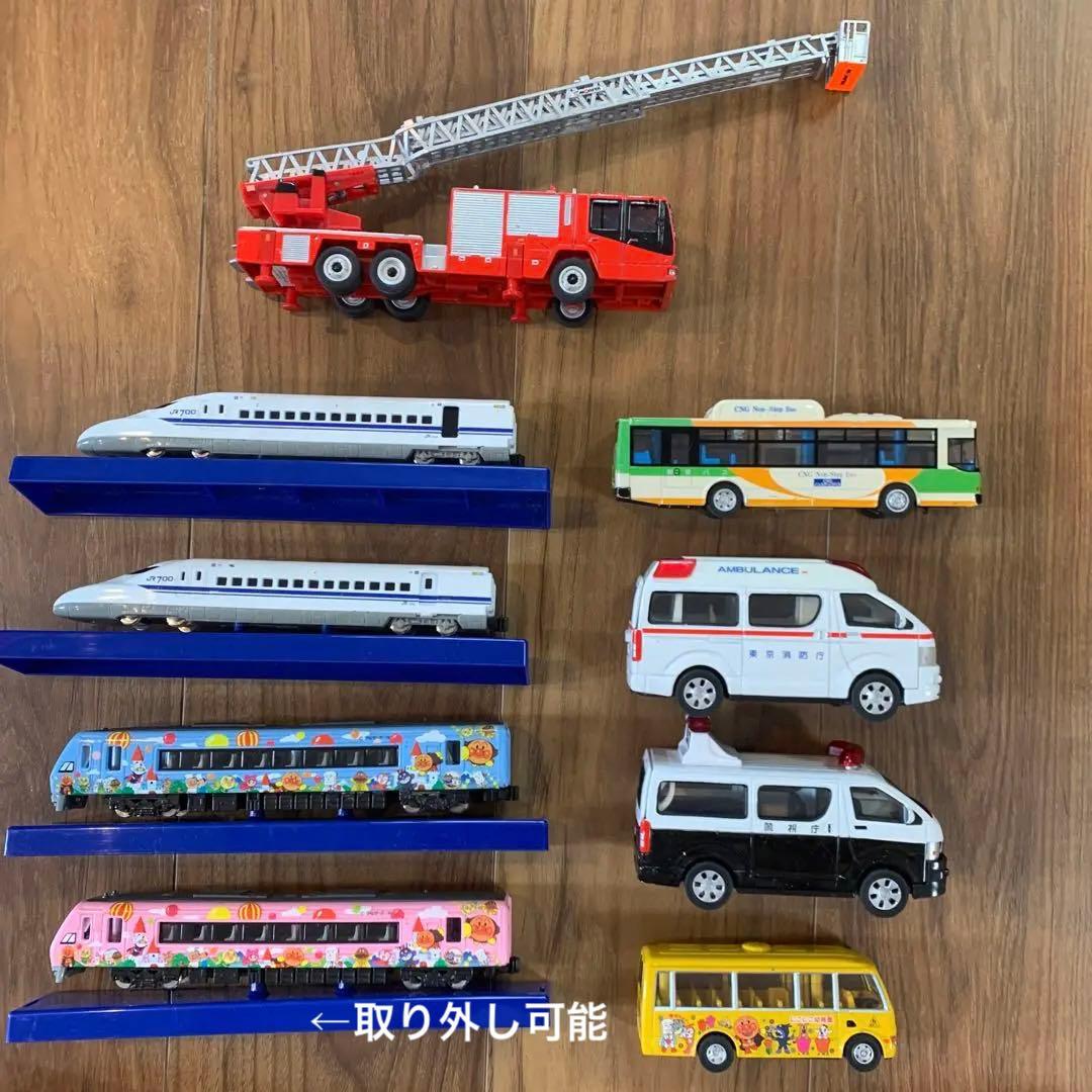 ダイヤペット　ミニカー　警視庁　幼稚園バス　都営バス　ハシゴ車　新幹線