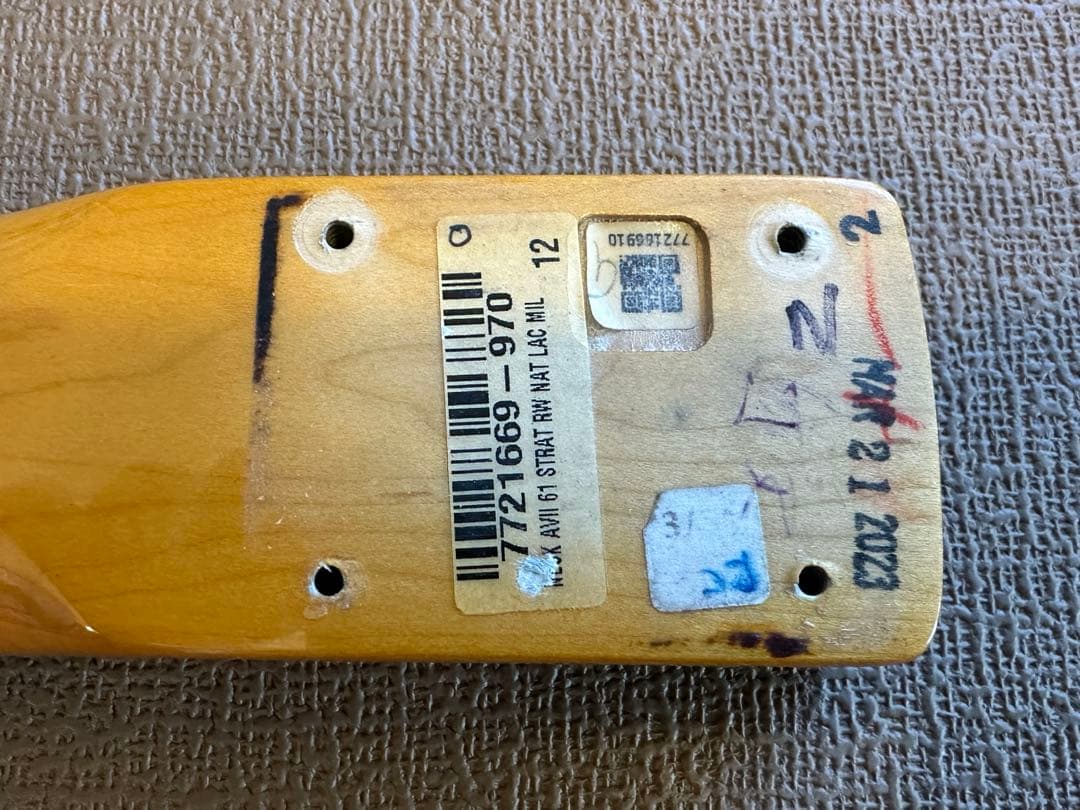 FENDER American Vintage II 61 ストラト ネック