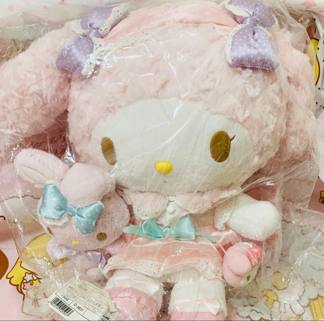マイメロディ おめかしDXぬいぐるみ マイメロ オメカシ ピピ
