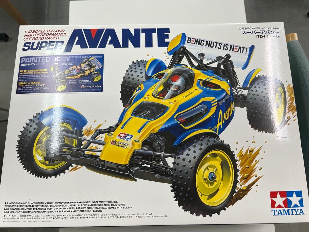 タミヤ RC スーパーアバンテ 塗装済みボディ ラジコン TD4