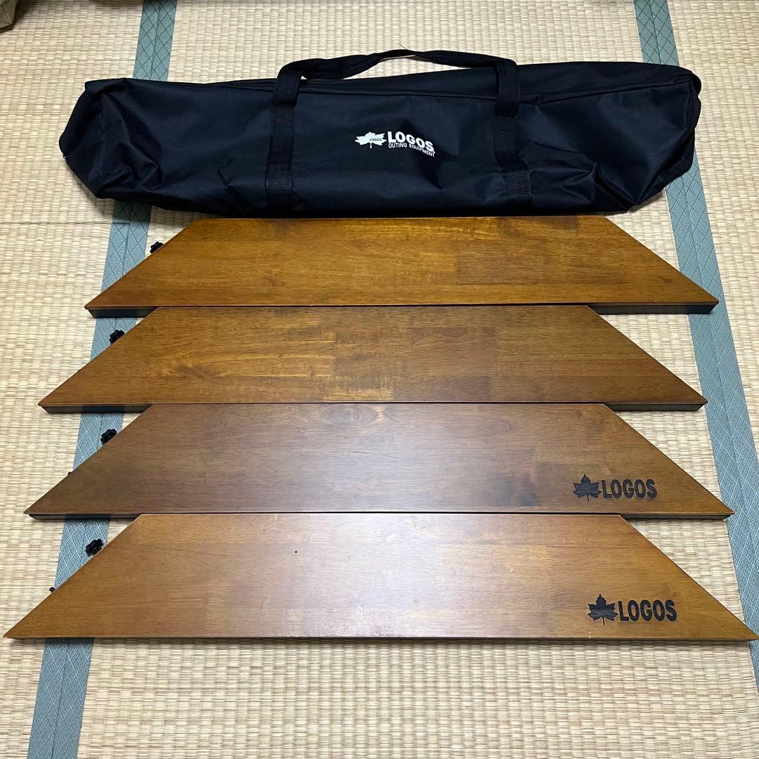 ■新品同様品■logos アイアンウッド　囲炉裏テーブル