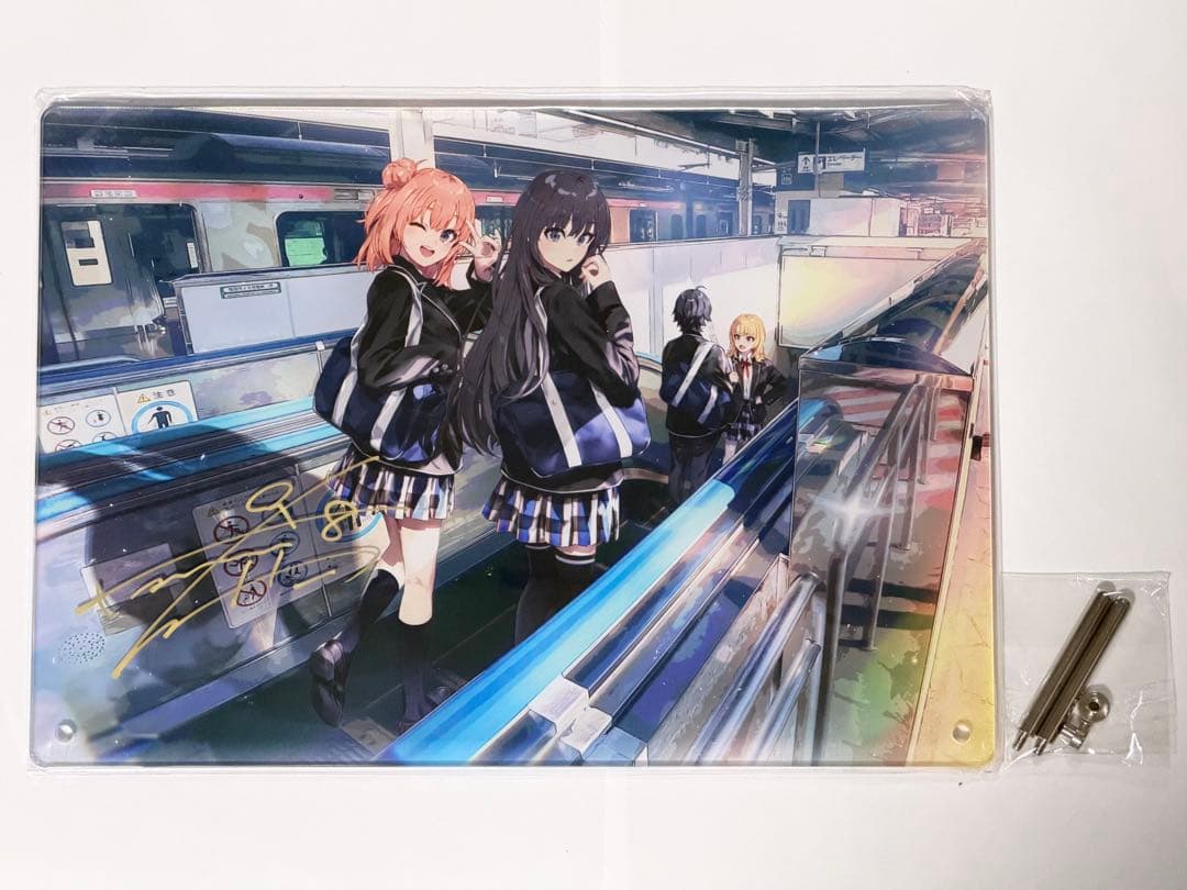 C103 Vividcolor ぽんかん⑧ 俺ガイル サイン入りアクリルボード