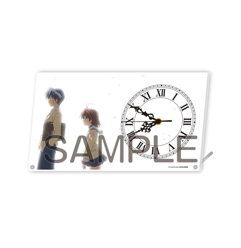 時を刻むアクリル時計　CLANNAD　クラナド　Key　アクリル時計　古河渚