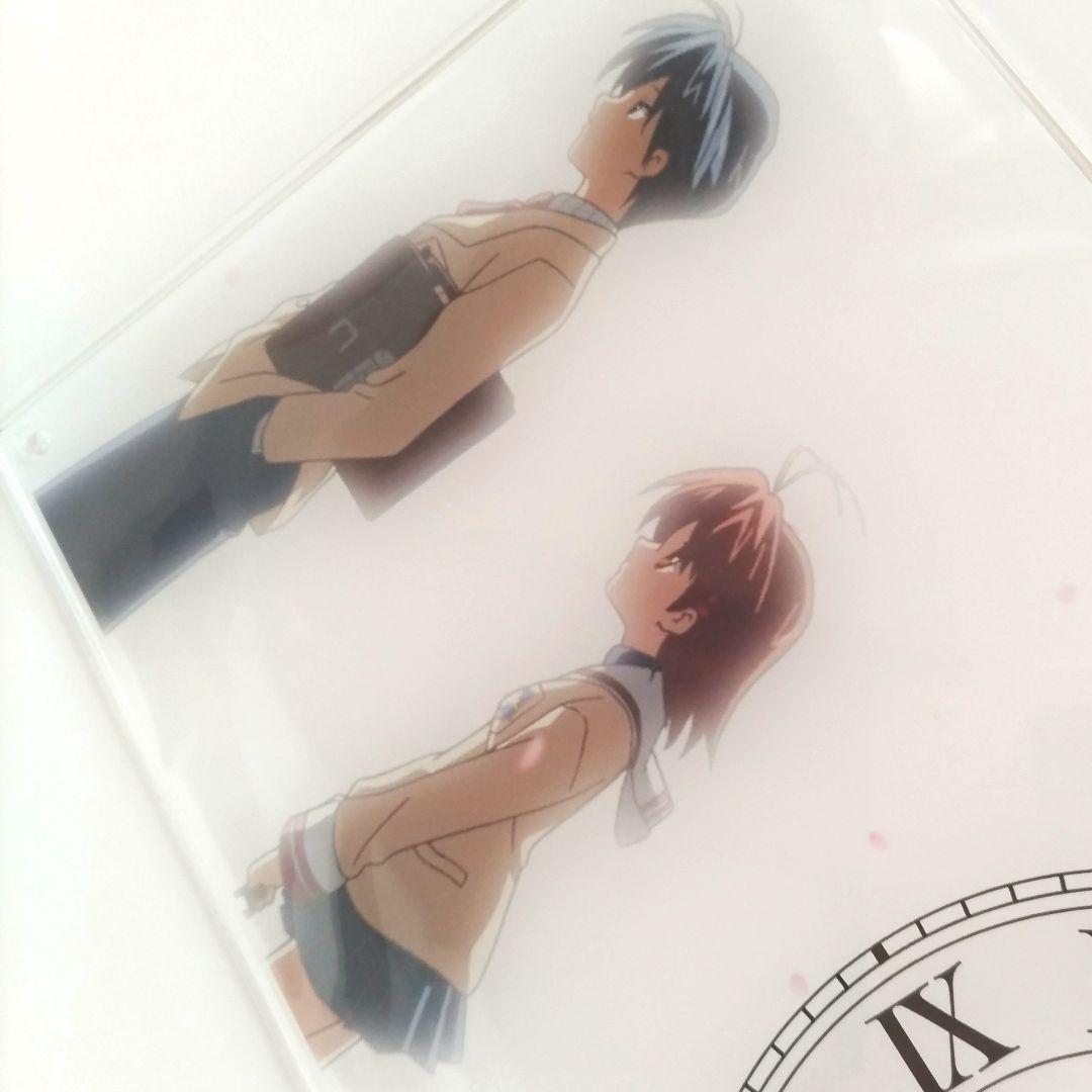 時を刻むアクリル時計　CLANNAD　クラナド　Key　アクリル時計　古河渚