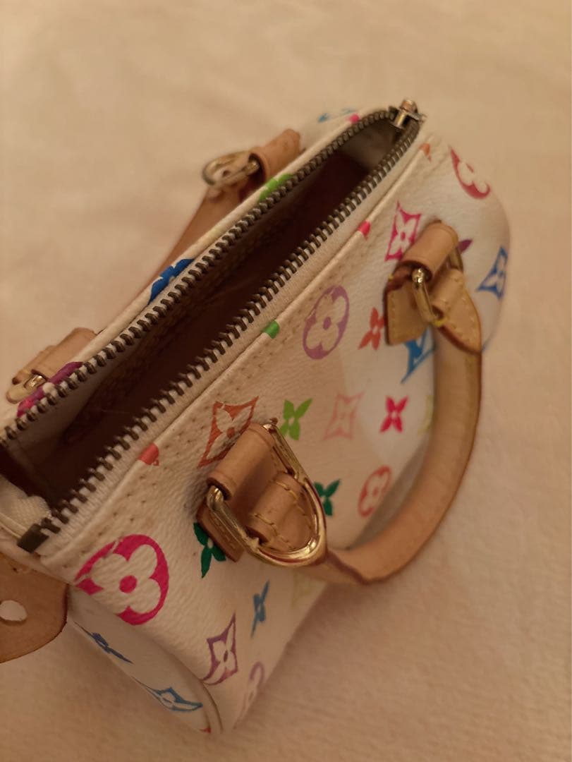 ノベルティLouis Vuitton マルチカラーミニスピーディショルダーバッグ