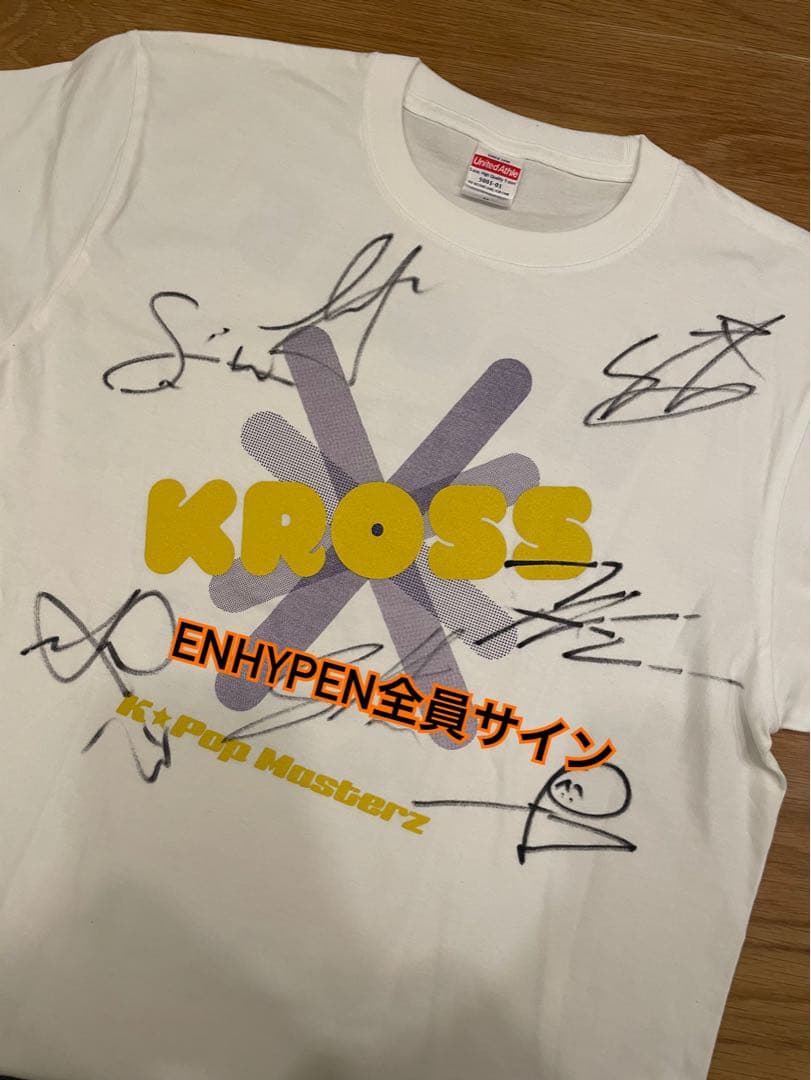 ENHYPEN 全員サイン　エナイプン　エンハイプンTシャツ