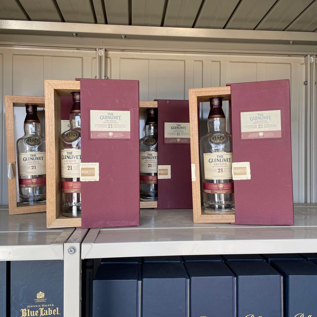 THE GLENLIVET ARCHIVE 21年ウイスキー　空き瓶あり