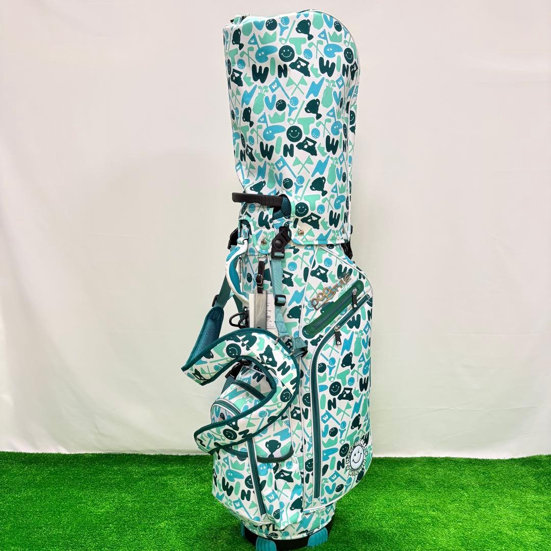 WINWIN GOLF ハッピーゴルフ スタンドキャディバッグ ミントグリーン