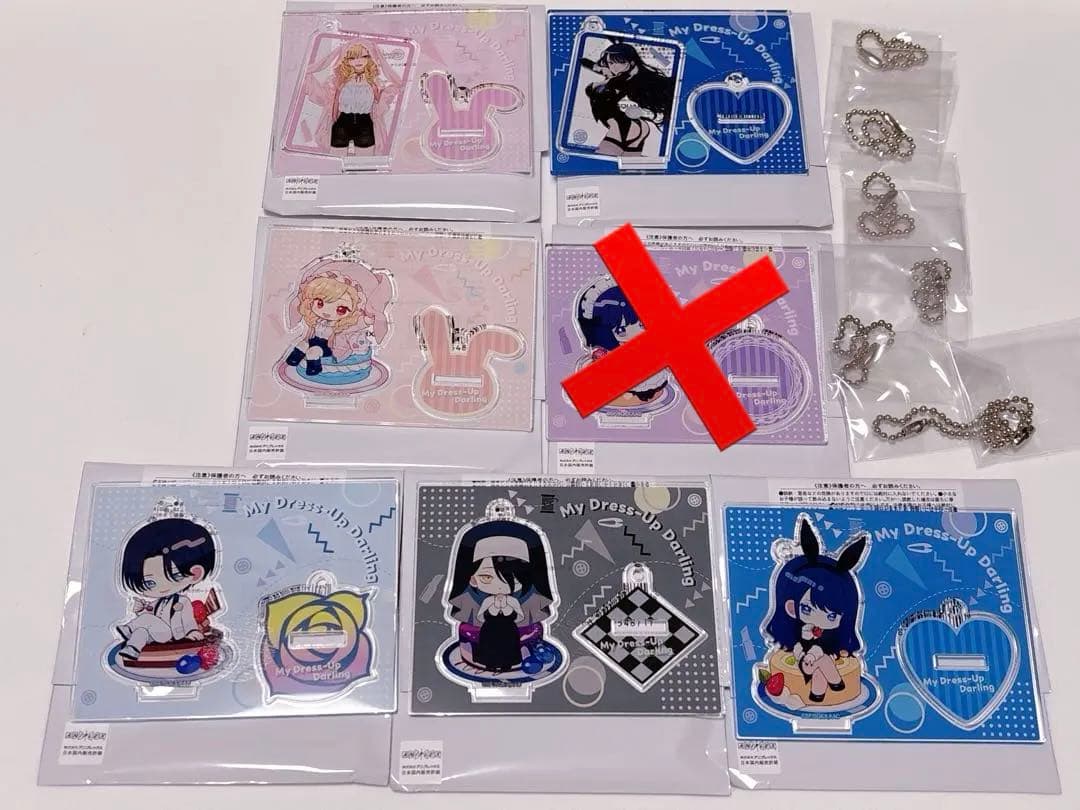 着せ恋　motto cafe アクリルスタンドキーホルダー　スタキー　アクスタ
