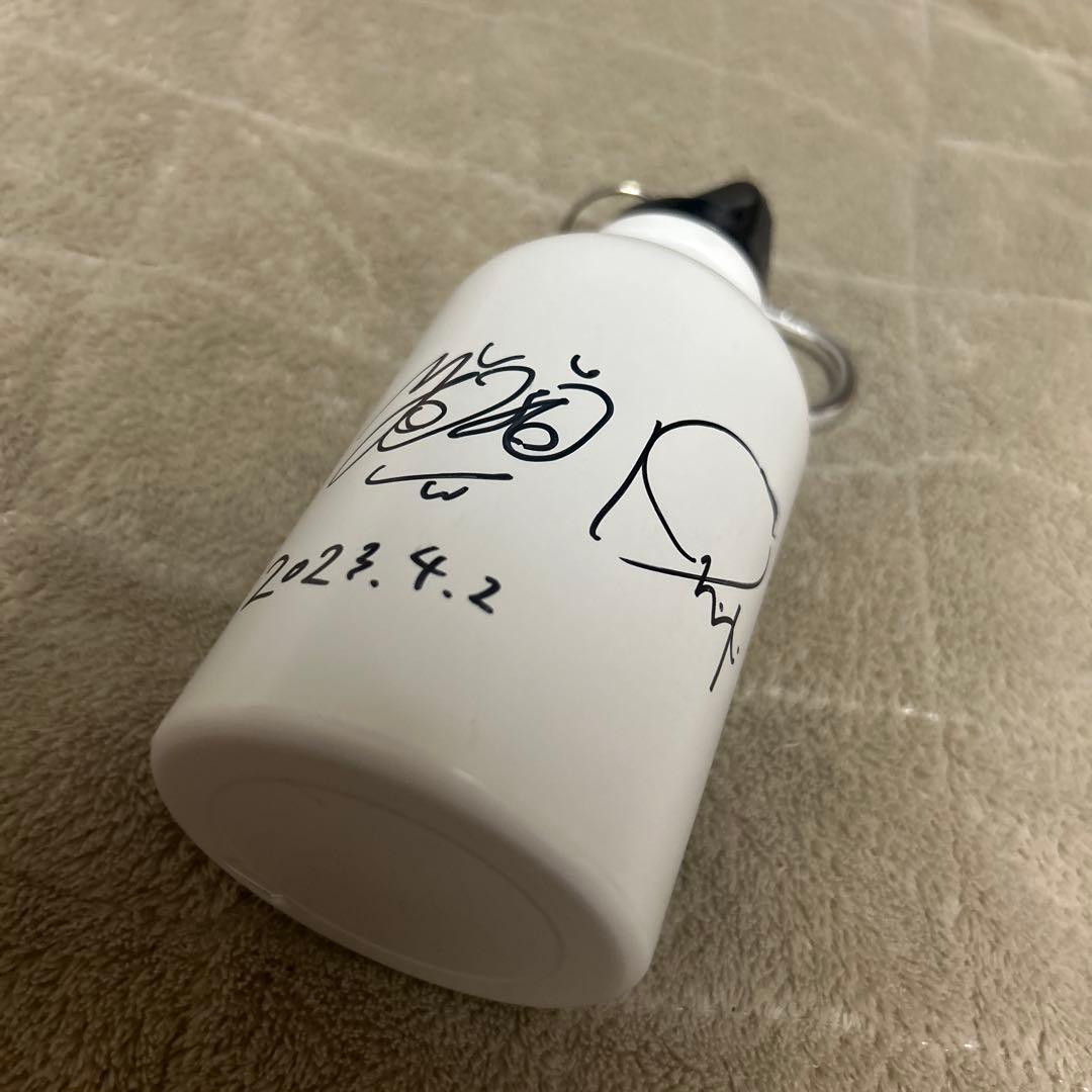 supabo. サイン付きイラスト付きサインボトル