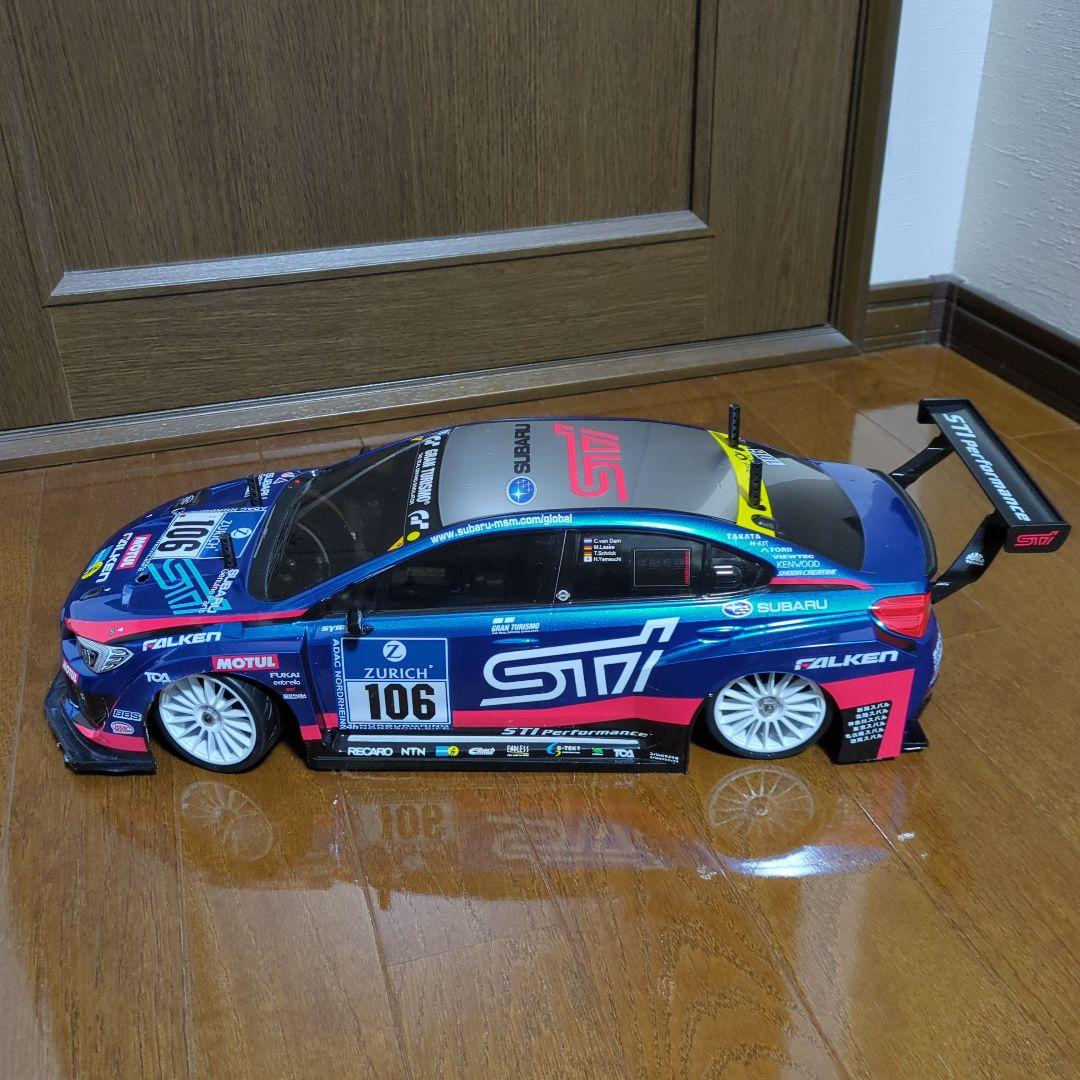 タミヤ　ラジコン用ボディ　SUBARU WRX STI NBR チャレンジ