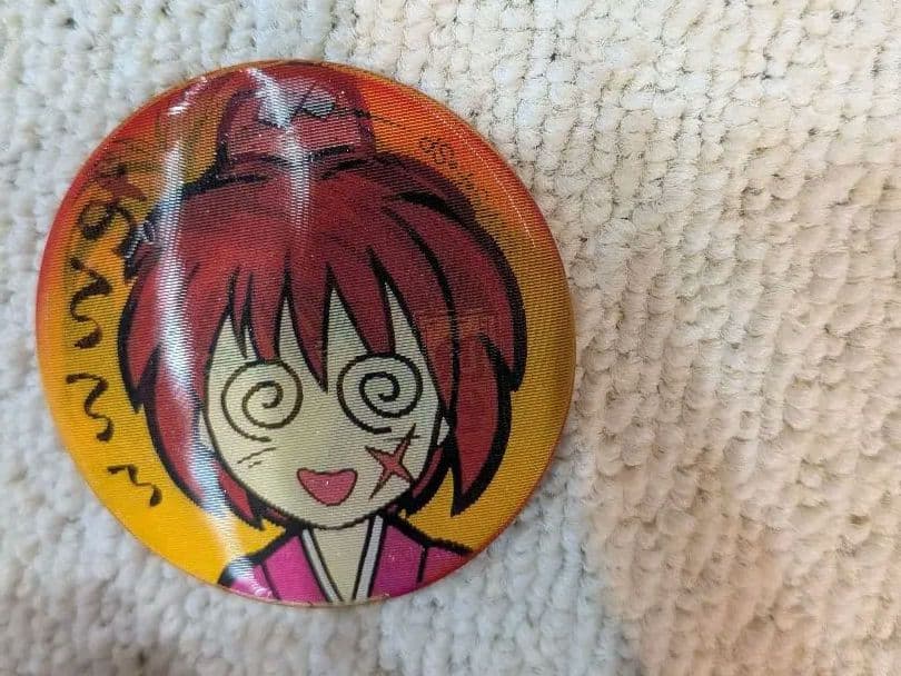 るろうに剣心　緋村剣心　3D缶バッジ　激レア　希少