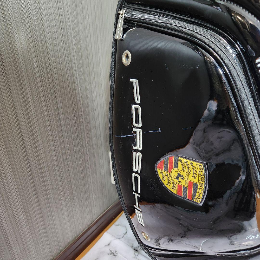【非売品】PORSCHE ポルシェ ゴルフバッグ エナメル キャディバッグ