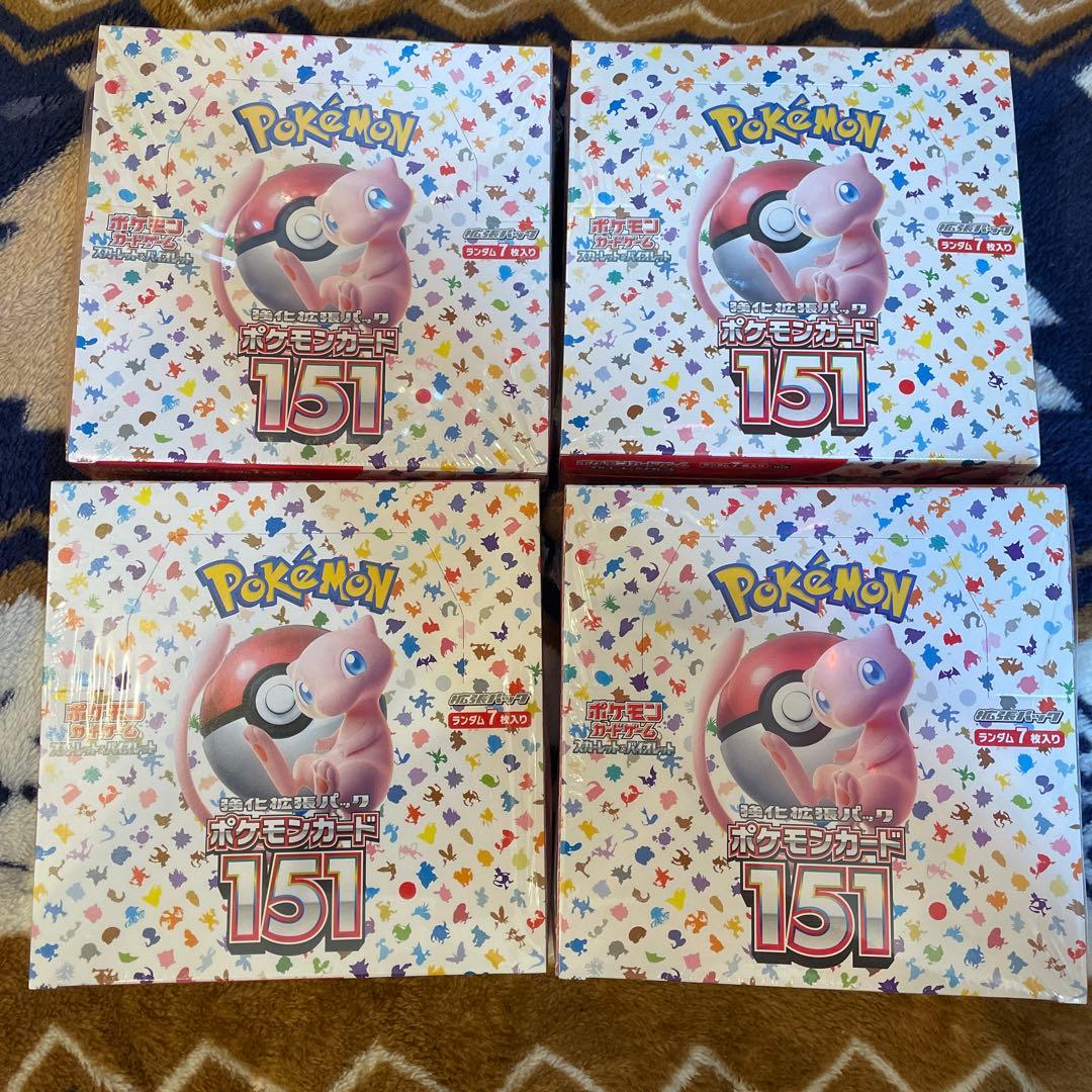 ポケモンカード151 4BOX