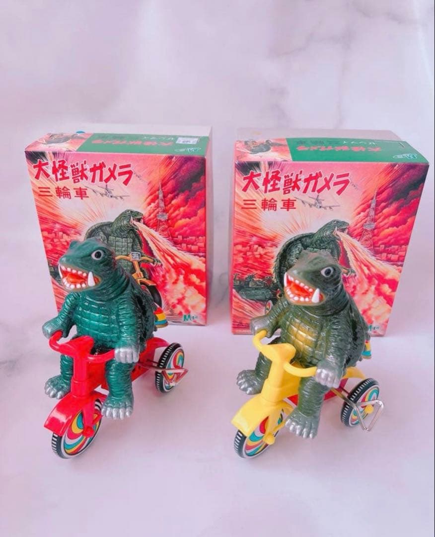 M1号 ガメラ 三輪車 イエローグレーカラー 新品 さんりんしゃ ワンフェス