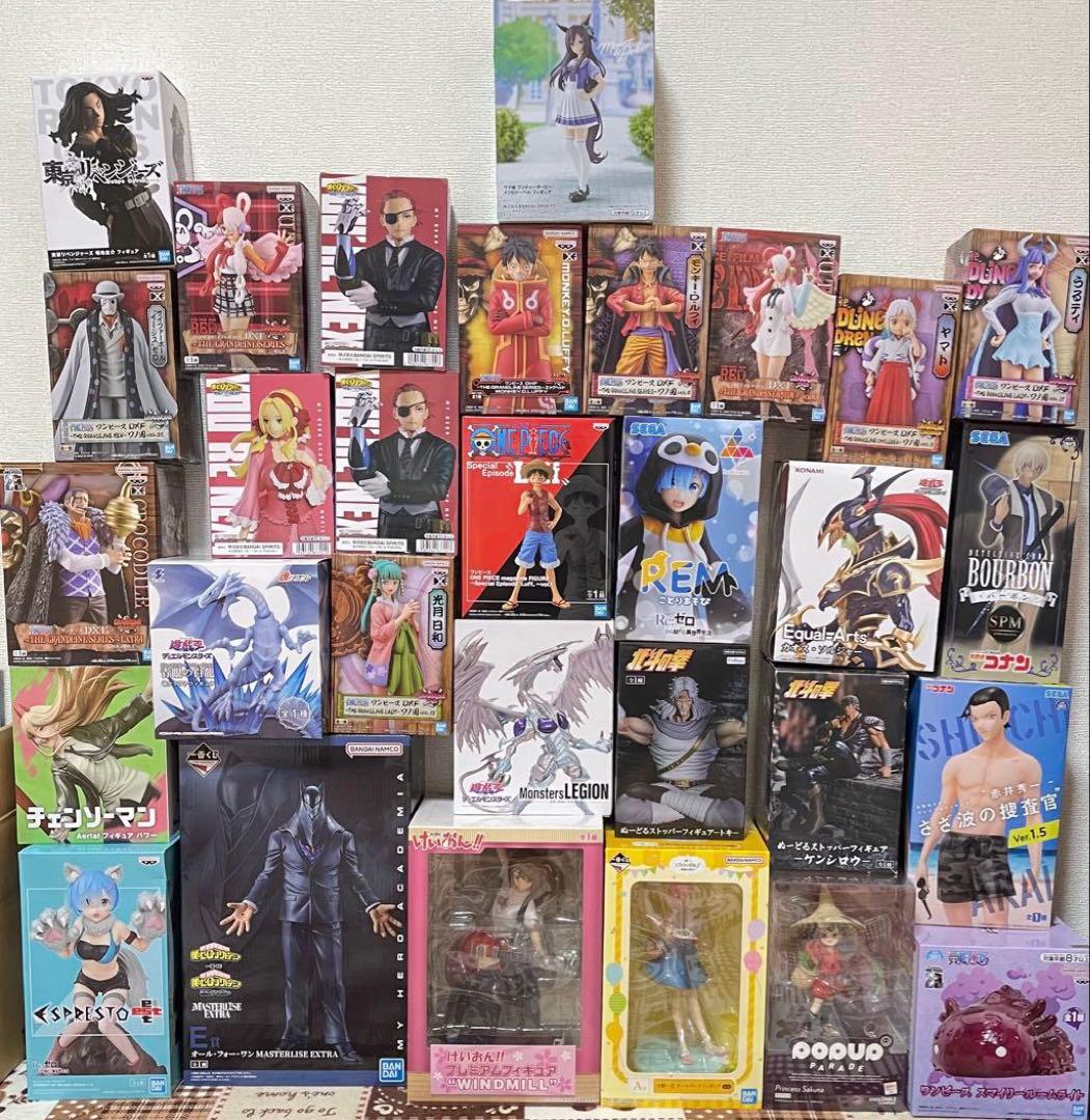 プライズフィギュア【ワンピース,僕のヒーローアカデミア等】まとめ30点セット