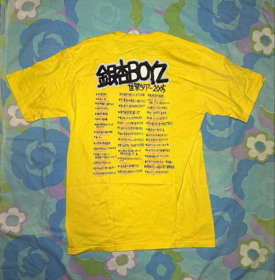 銀杏ボーイズ　世界ツアー2005 Tシャツ