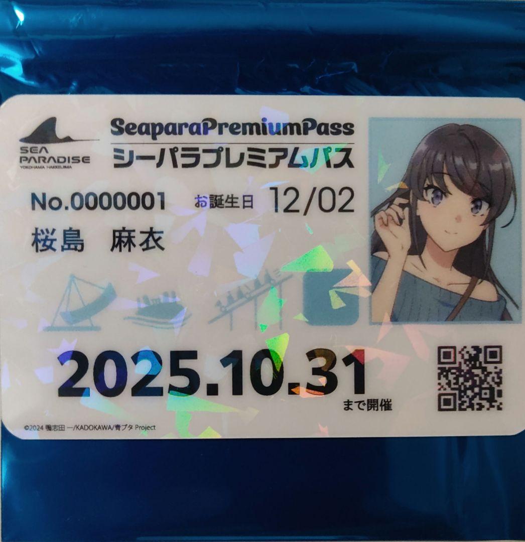 青ブタ桜島麻衣シーパラプレミアムパス