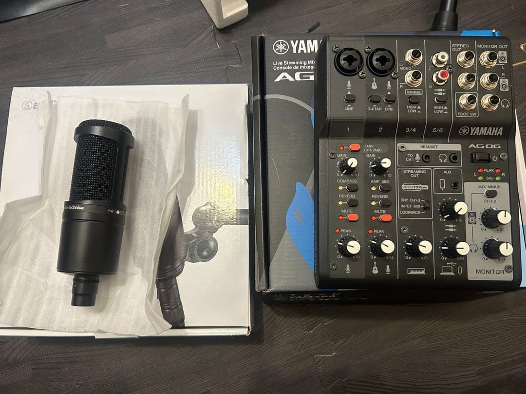 DTM・DAW YAMAHA AG06MK2 + AT2020