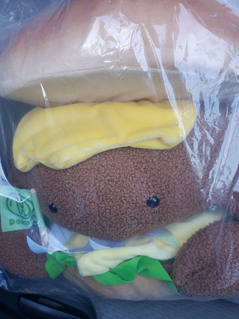 タイトーくじ ドムドムバーガー LH賞 ラストワン カニバーガー ぬいぐるみ