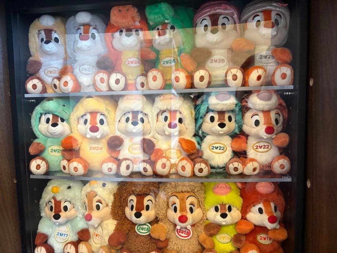 ディズニー チップとデール 干支ぬいぐるみセット ケースは付いておりません