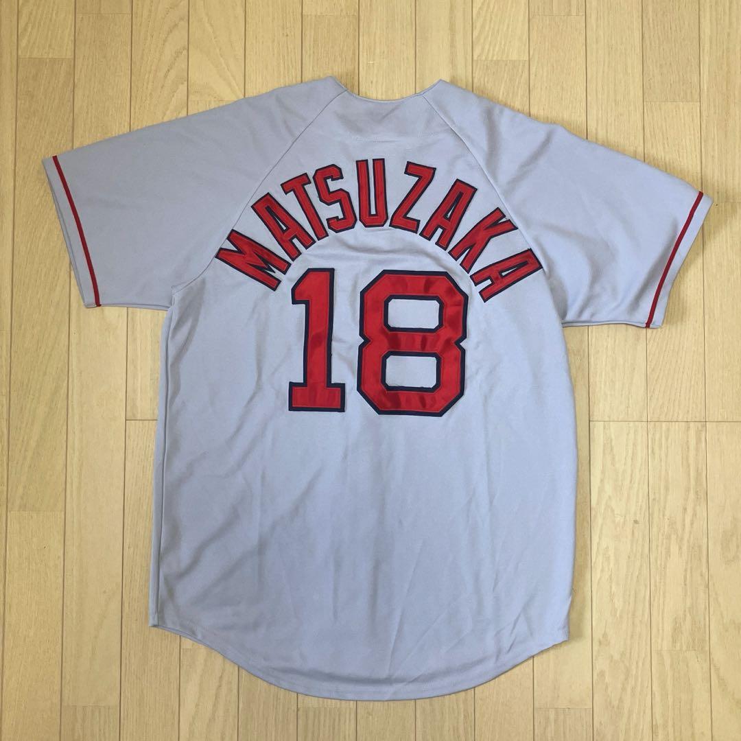 マジェスティック製 ボストンレッドソックス 18 松坂 オーセンユニフォーム