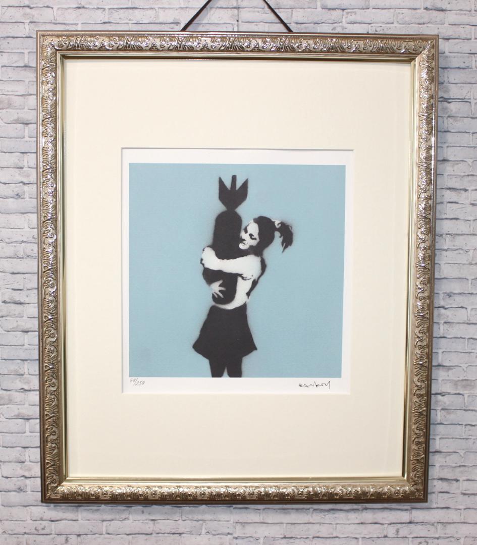 バンクシー Banksy Bomb Hugger エスタンプ リトグラフ