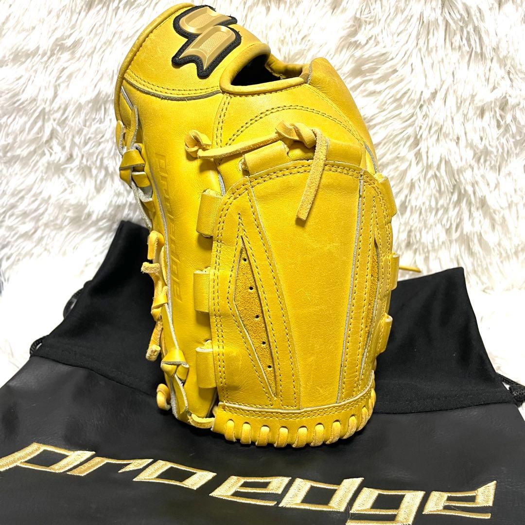 【美品】SSK Proedge オーダー グローブ 硬式 右投 投手用 保存袋付
